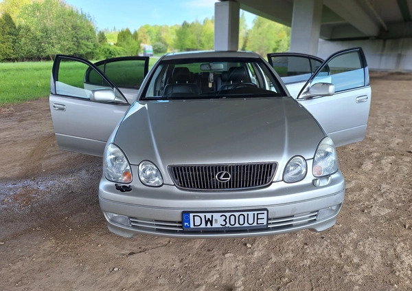 Lexus GS cena 24900 przebieg: 244000, rok produkcji 2000 z Biała małe 407